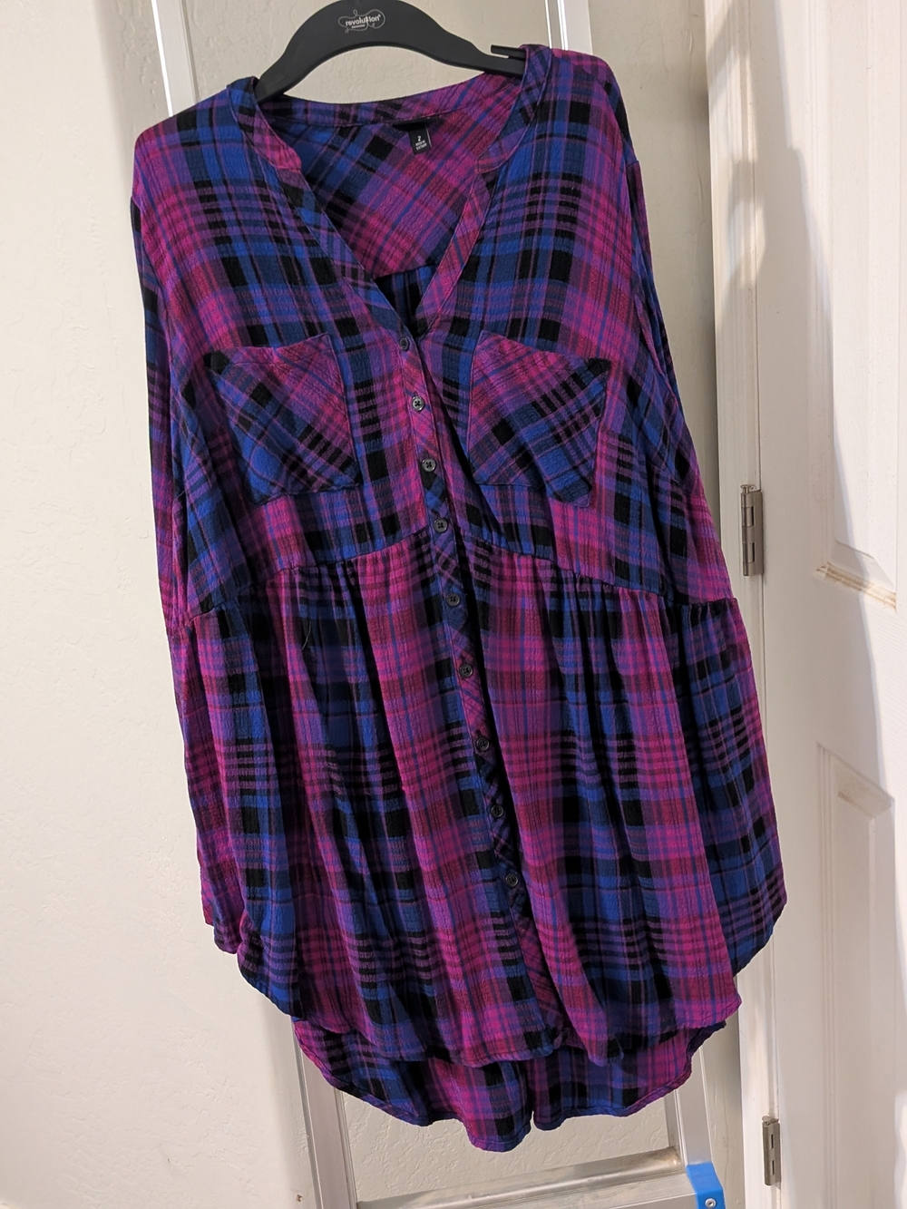 Torrid Plaid Babydoll Tunic